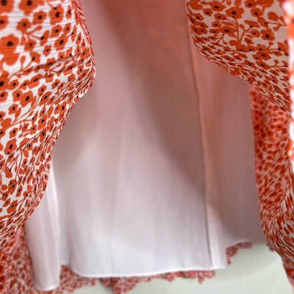 J. Crew Floral Print Lightweight Pleated Midi Skirt - Picture 6 of 7